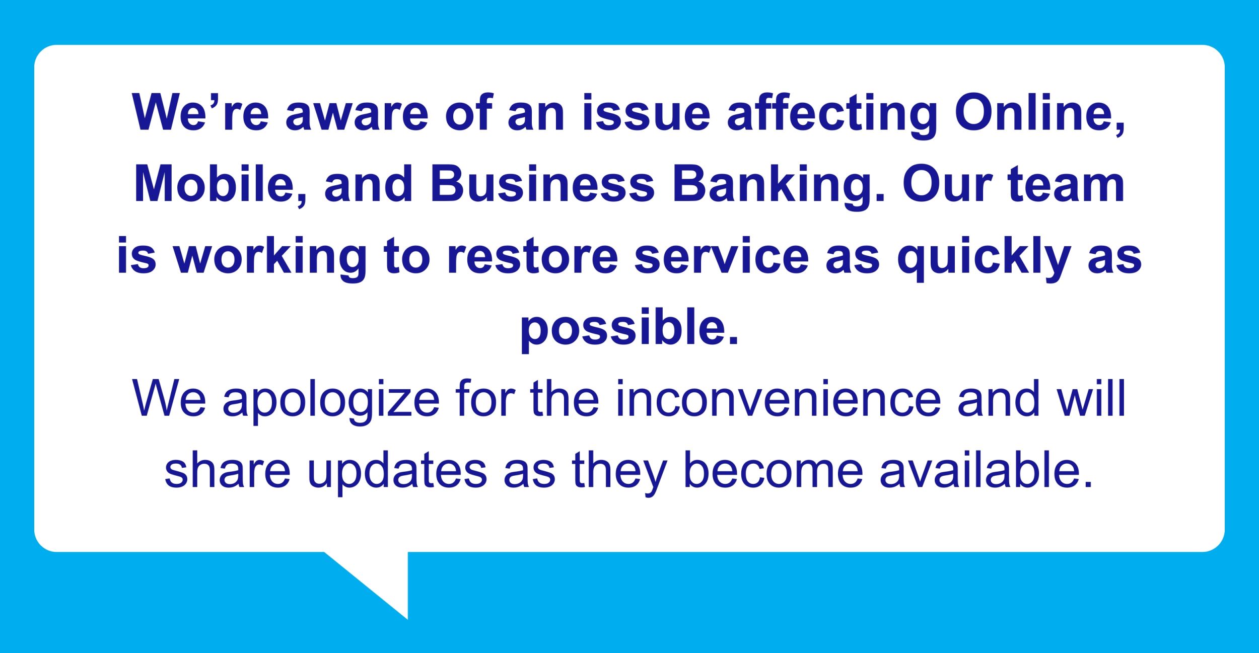 Internet Banking Down 3.10.26