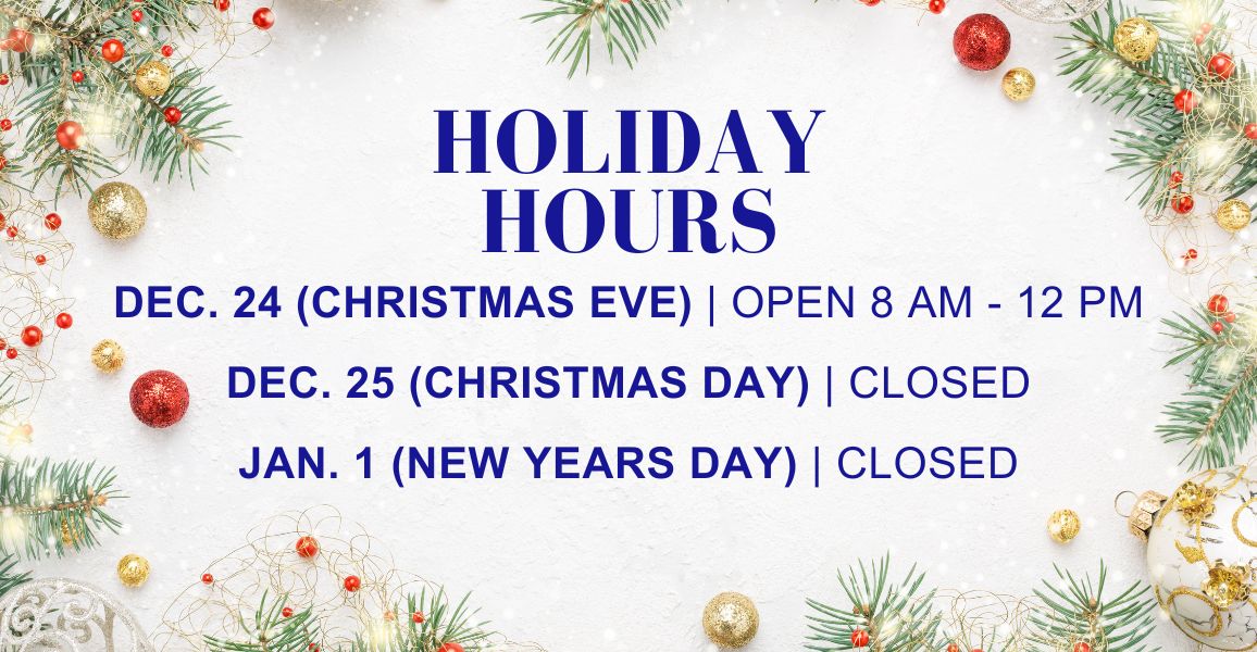 Holiday Hours